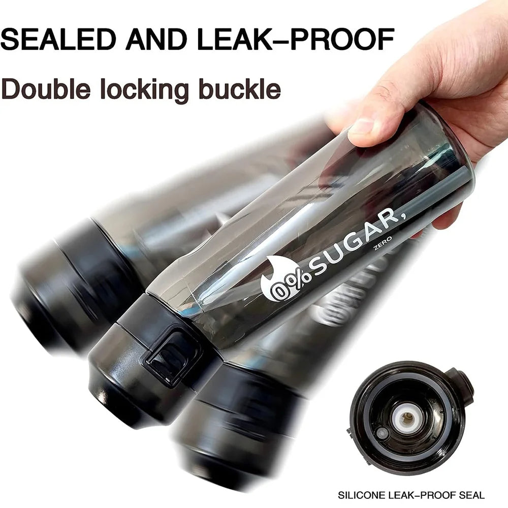 Flavored Water Bottle 650ml - Fruit Infuser Hydration Bottle BPA-Free