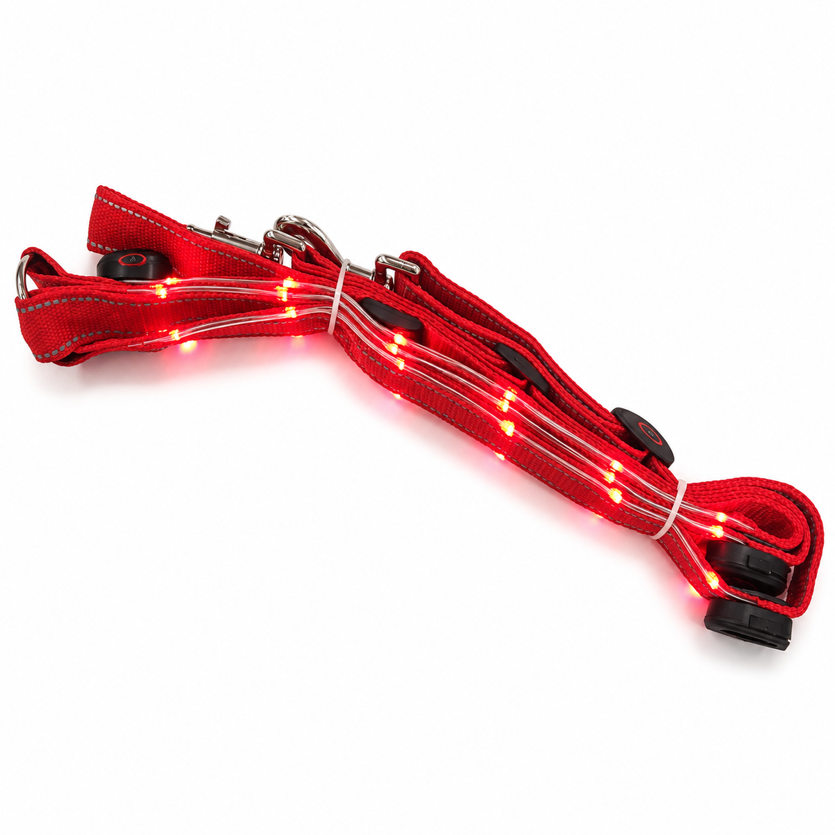 LED Horse Breastplate with Adjustable Straps and Snap Clips