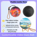 Customizable Video Crystal Sphere - Personalized 3D Photo Engraved Ball Gift
