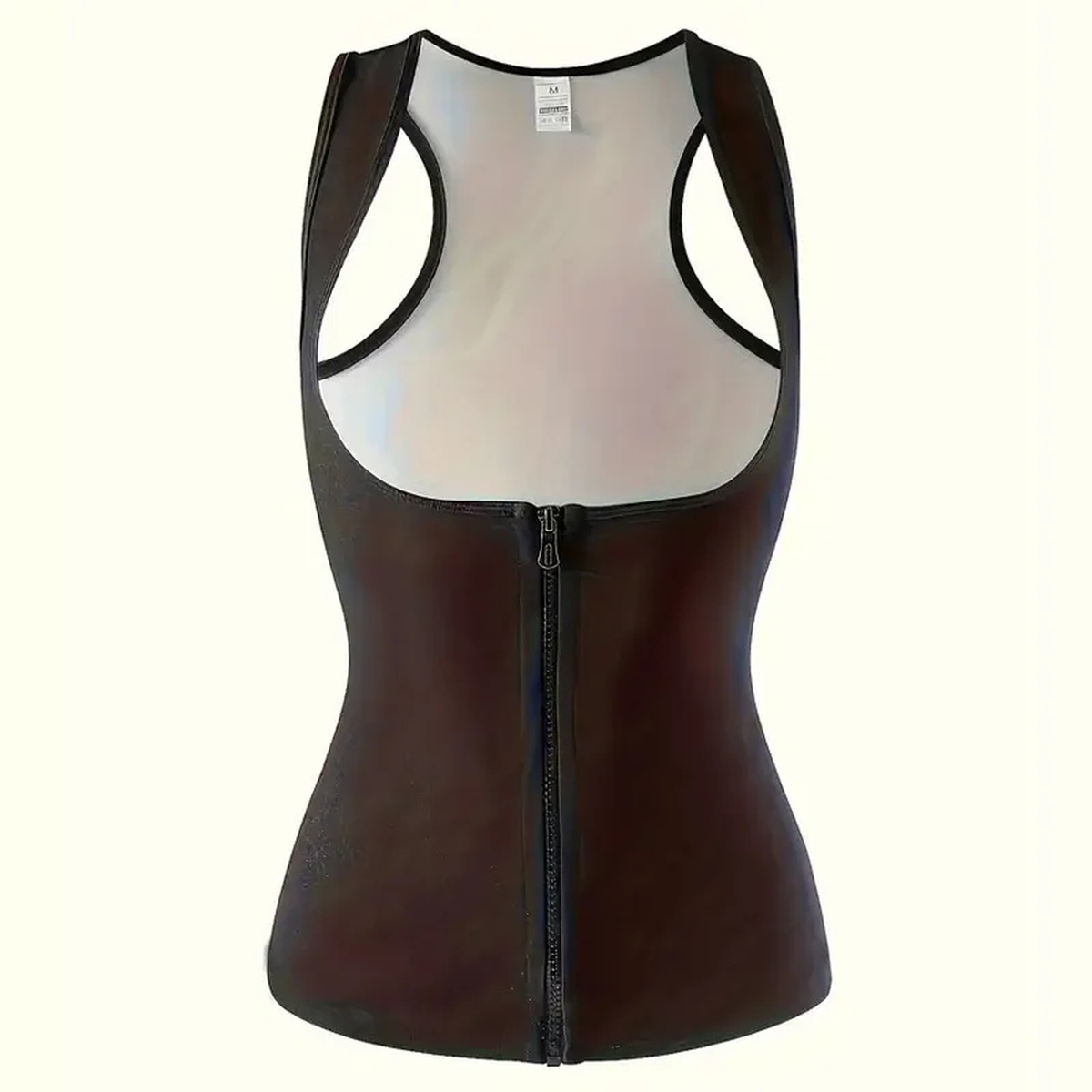 Front-Zip Sports Vest with Adjustable Lower Band, S/M–5XL