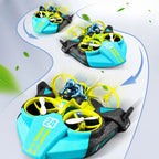 3-in-1 Mini RC Drone - Transforming Air, Land & Water Remote Control Toy