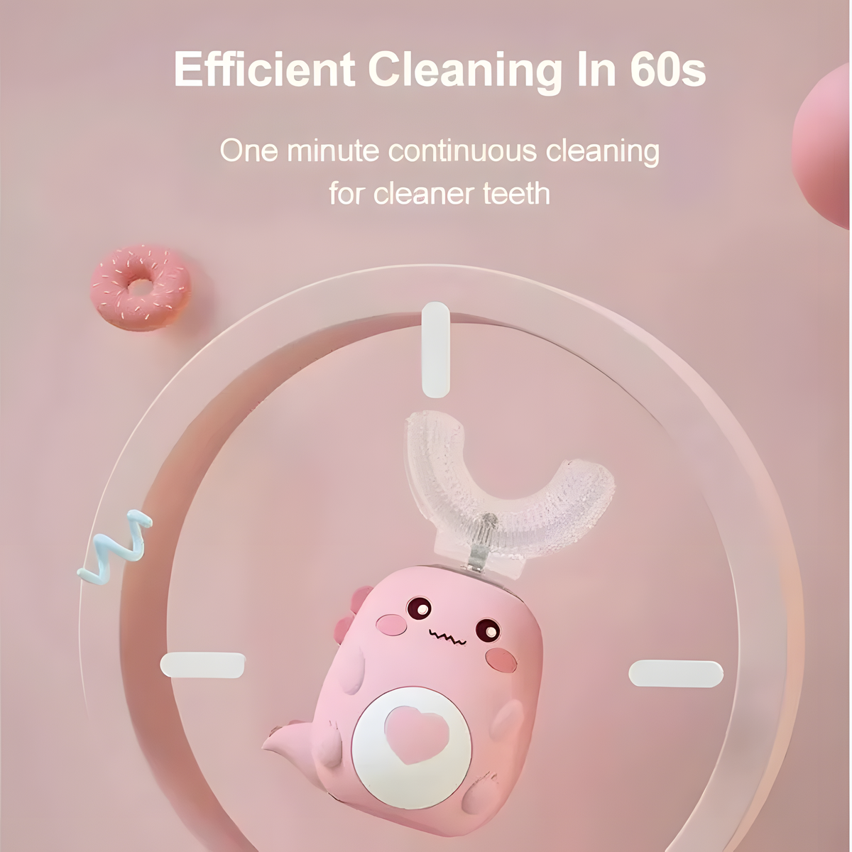 Kids Rechargeable U-Shaped Electric Toothbrush