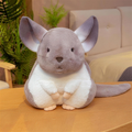 Chubby Chinchilla Plush Toy - Soft Stuffed Animal 3 Sizes