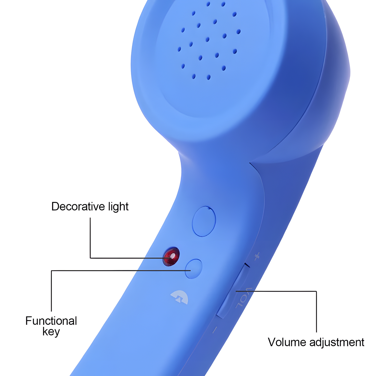 Retro Phone Handset USB-C & 3.5mm Wired 12 Colors