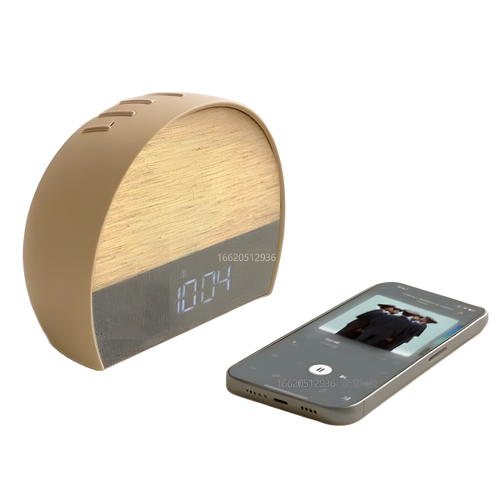 Sunrise Alarm Clock with Bedside Light and Sound Features