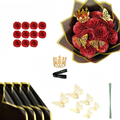 Artificial Rose Bouquet Silk Flowers 11, 24 & 36 Roses 5 Colors