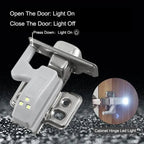 LED Cabinet Hinge Lights - Automatic Sensor Kitchen Cupboard Lighting