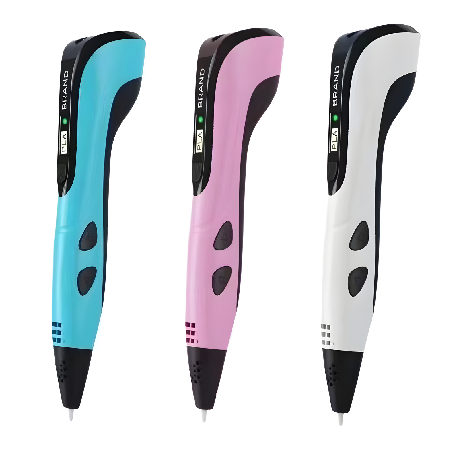 USB Rechargeable 3D Printing Pen – Pink, Blue & White