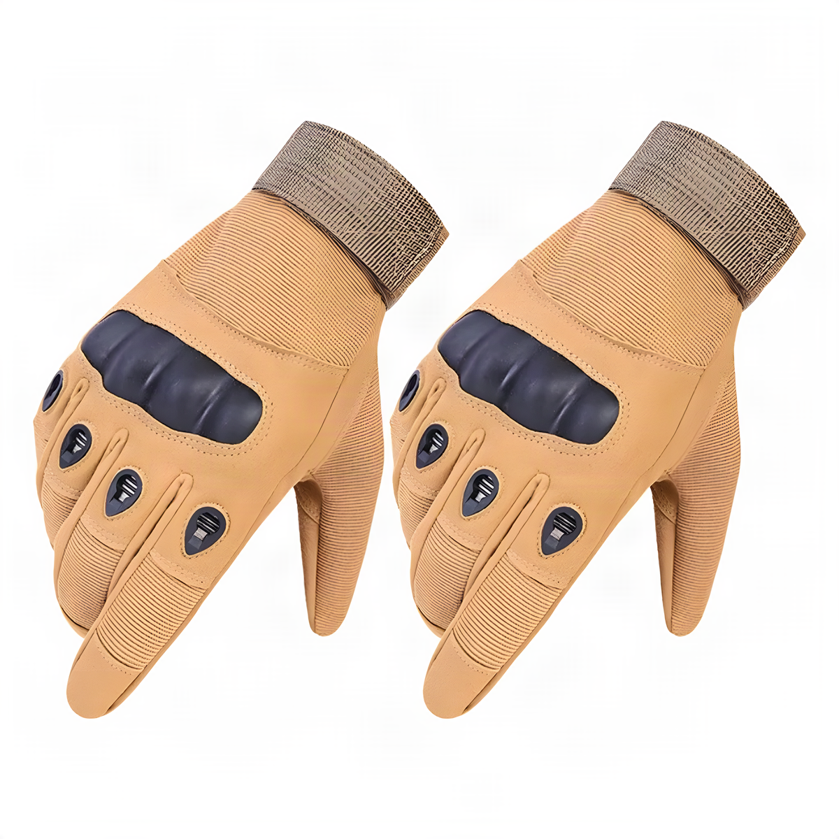 Full-Finger Motorcycle Gloves with Adjustable Wrist Straps