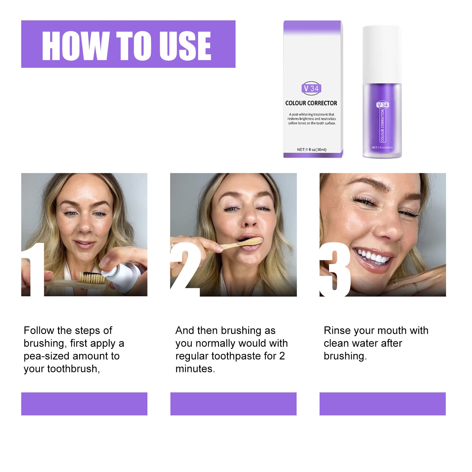 Professional Super Whitening Toothpaste (Double Strength Formula)