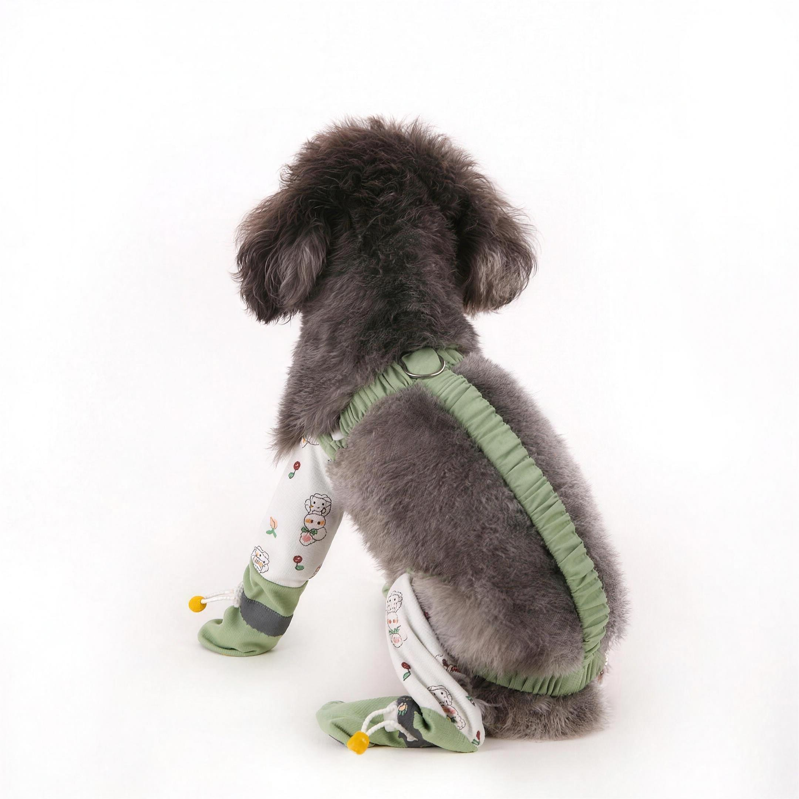 Waterproof Dog Leg Pants with Built-In Boots S-XXL 7 Prints