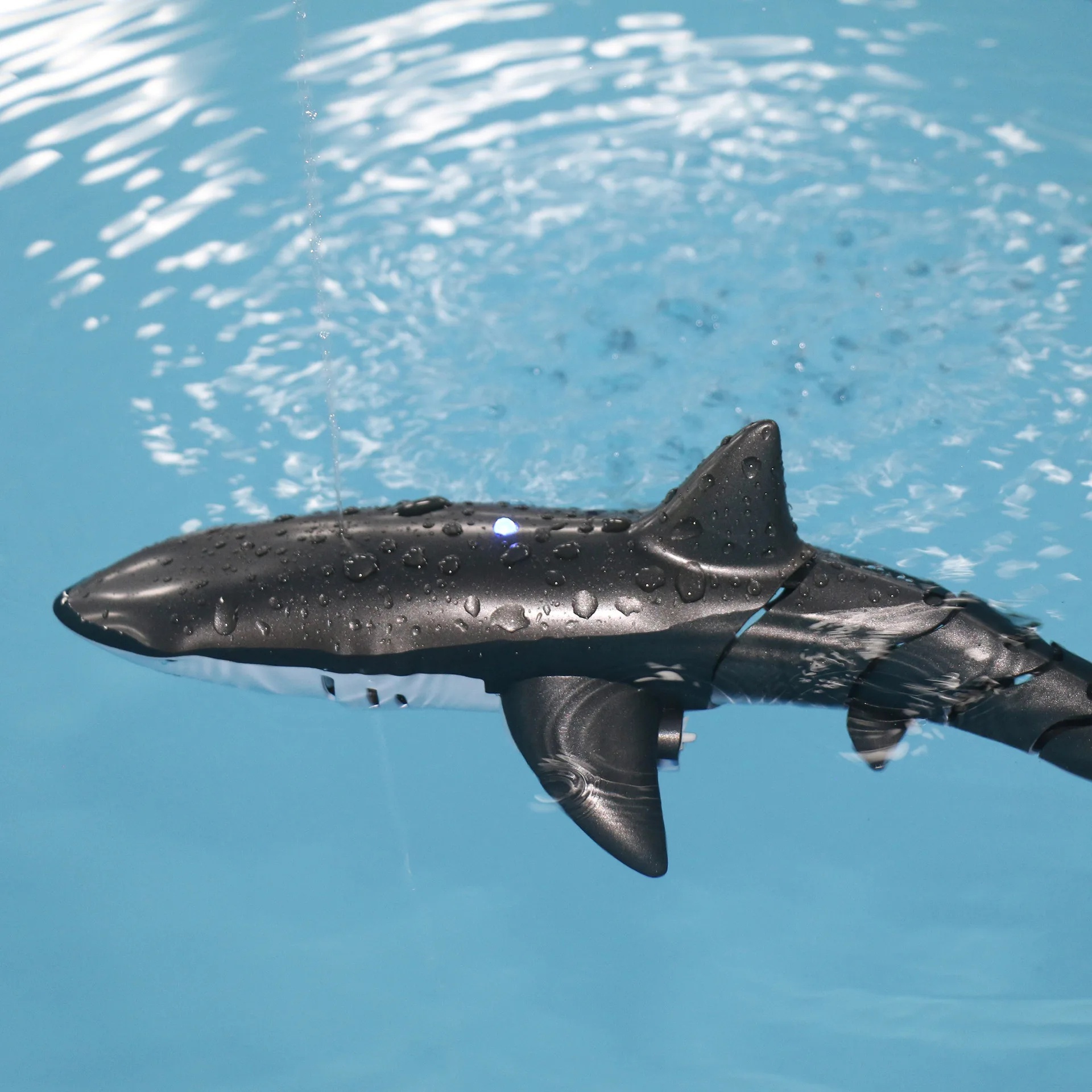 Rechargeable Remote Control Shark Boat for Pool Water Play
