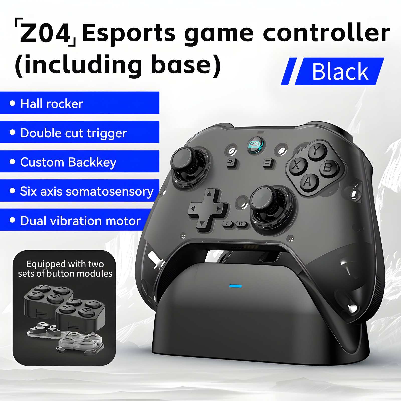 Wireless Game Controller with Charging Dock – PC Switch iOS