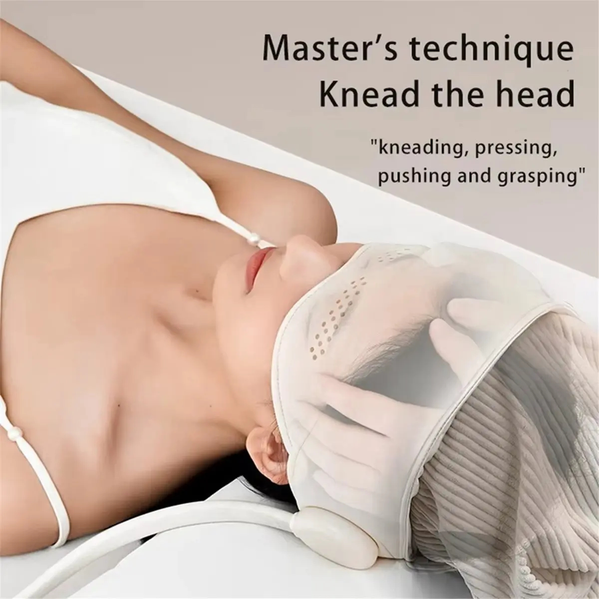 Rechargeable Heated Head and Eye Massager
