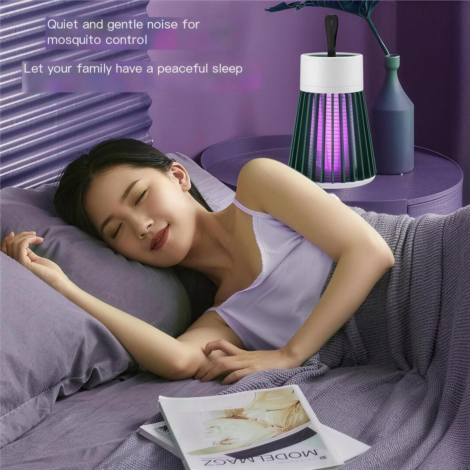 USB Mosquito Killer Lamp Electric Indoor Bug Zapper Light