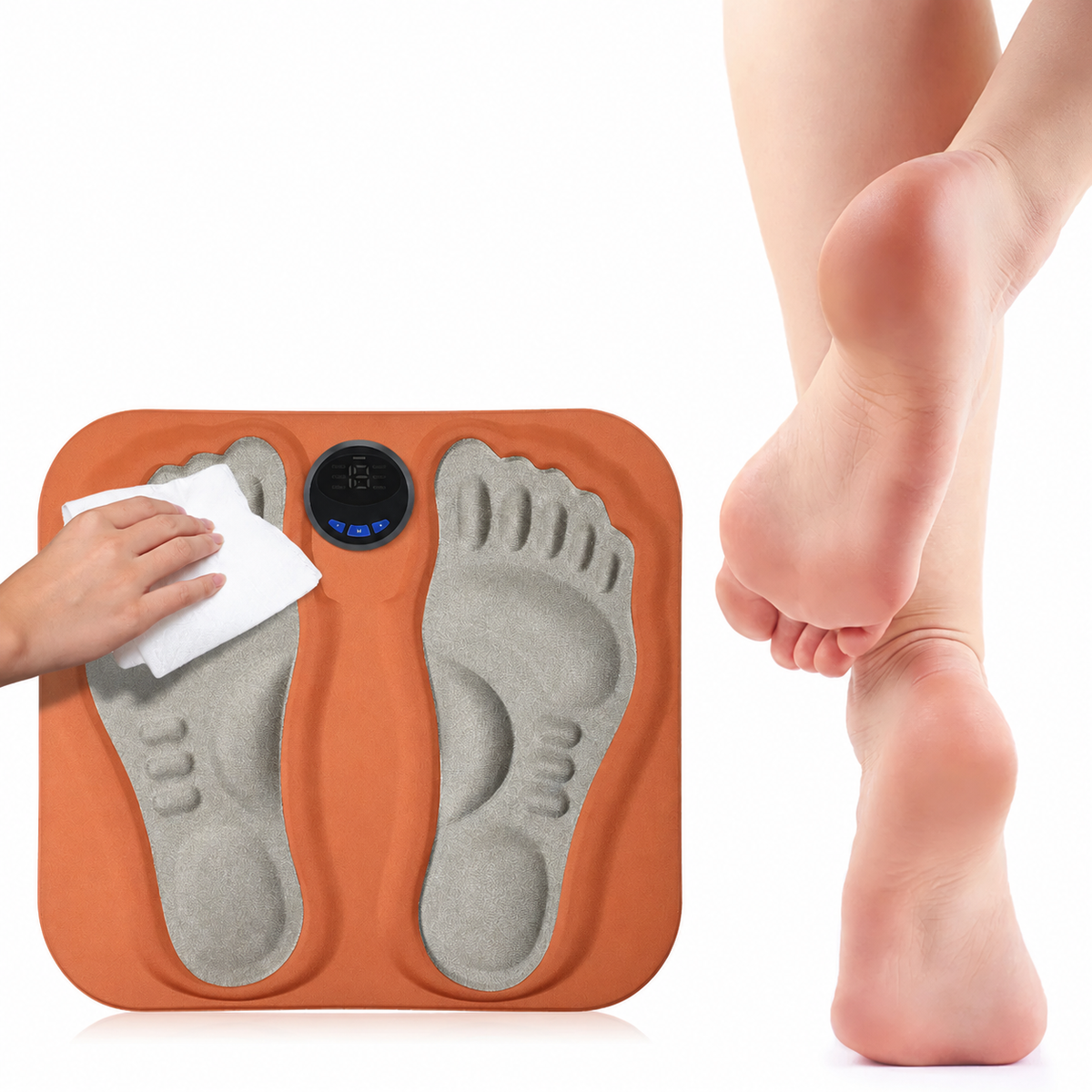 EMS Foot Massage Mat with Six Modes and 15 Intensity Levels