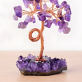 Amethyst Crystal Money Tree Handmade Copper Wire 3 Sizes