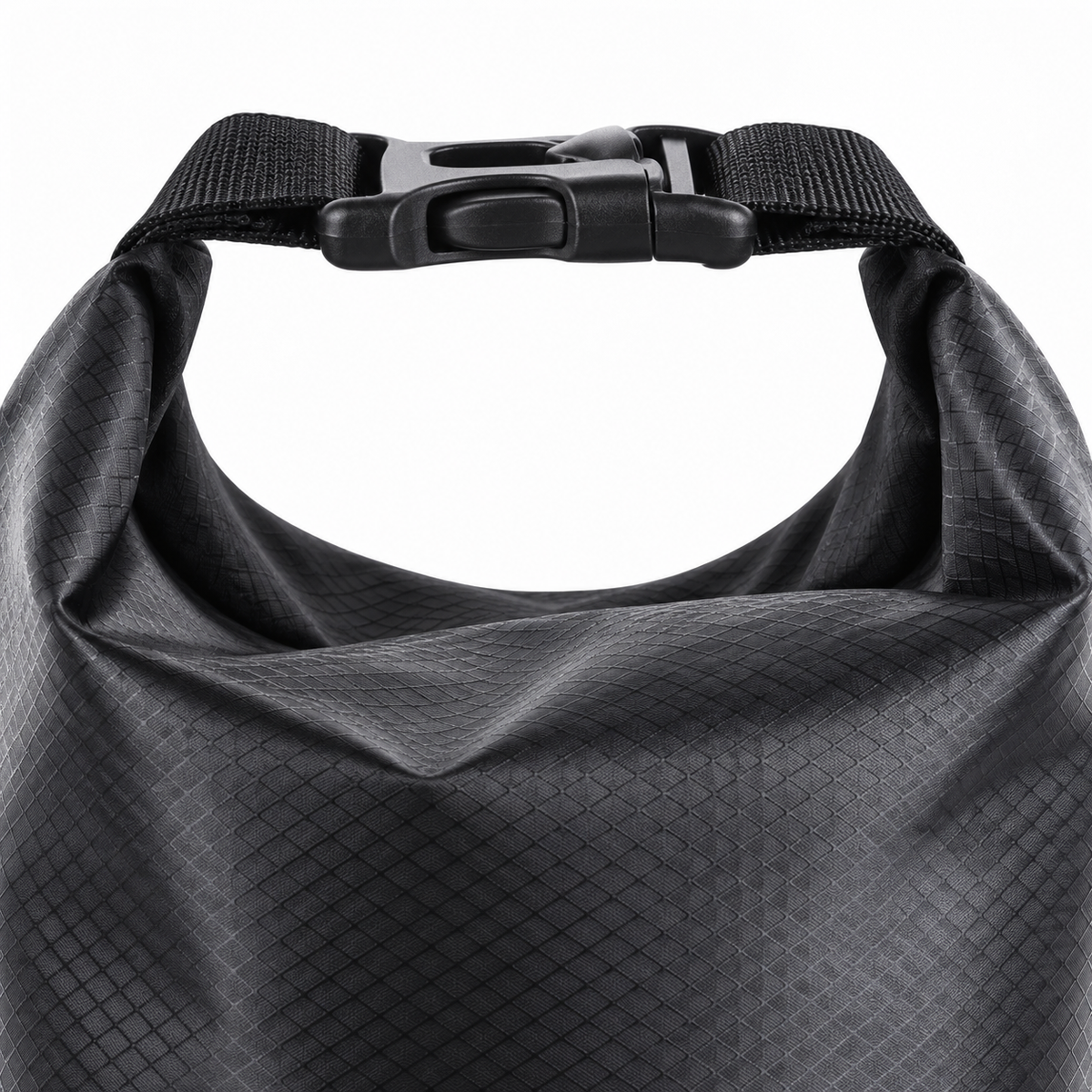 5L Bicycle Fork Bag with Roll-Top Closure and Mounting Holder