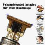 T9 Professional Hair Trimmer - Cordless Zero Gap Clipper for Men