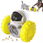 Interactive Pet Treat Dispenser Robot - Smart IQ Training Toy for Dogs & Cats