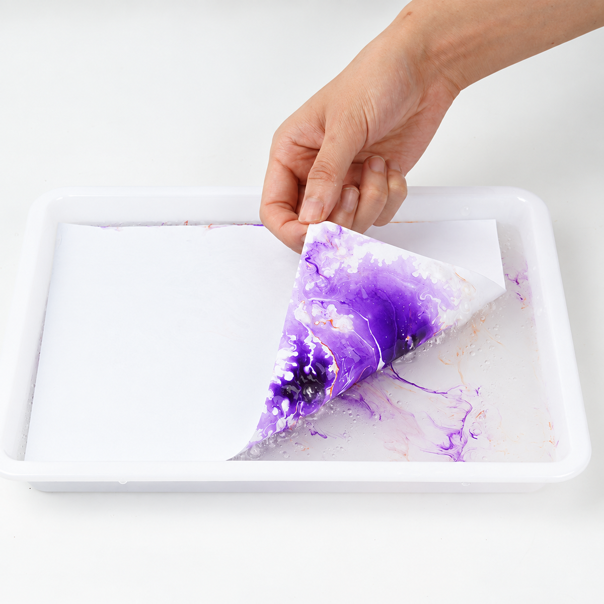 Water Marbling Paint Kit for Paper Art, 6 or 12 Colors, 6 ml