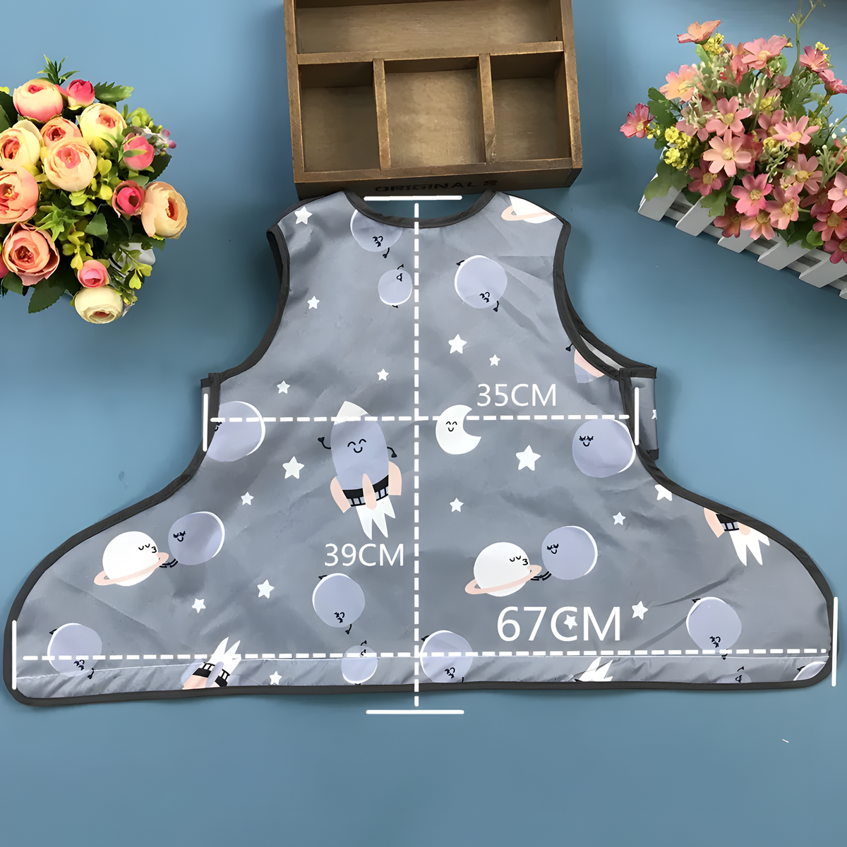 Baby Self-Feeding High Chair Catch Mat with Raised Edges