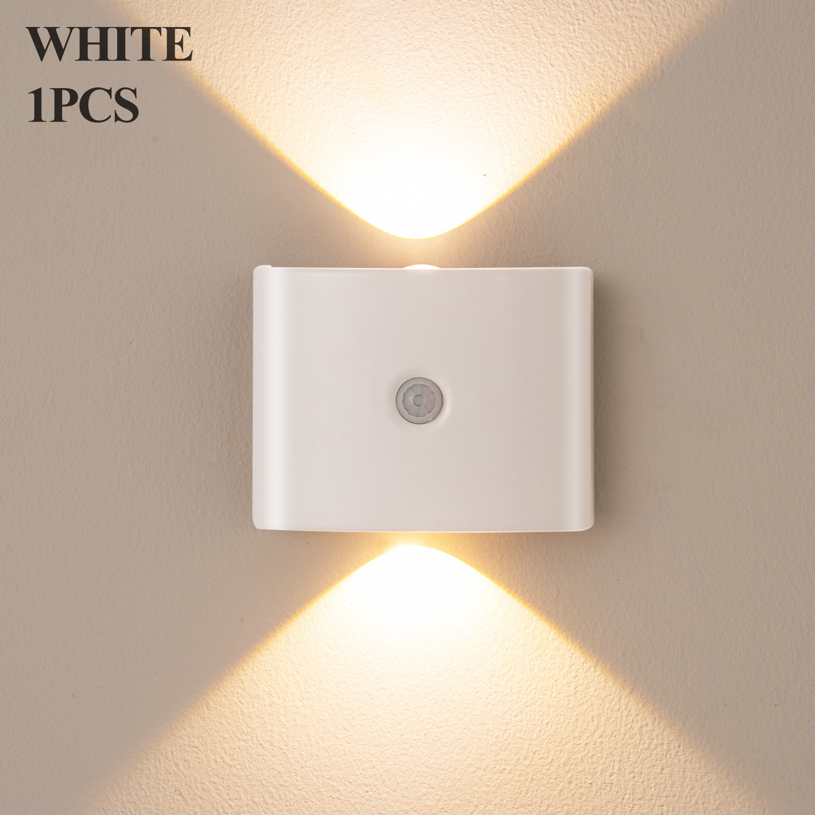 Motion Sensor Wall Light with RGB or 3-Color LED Options