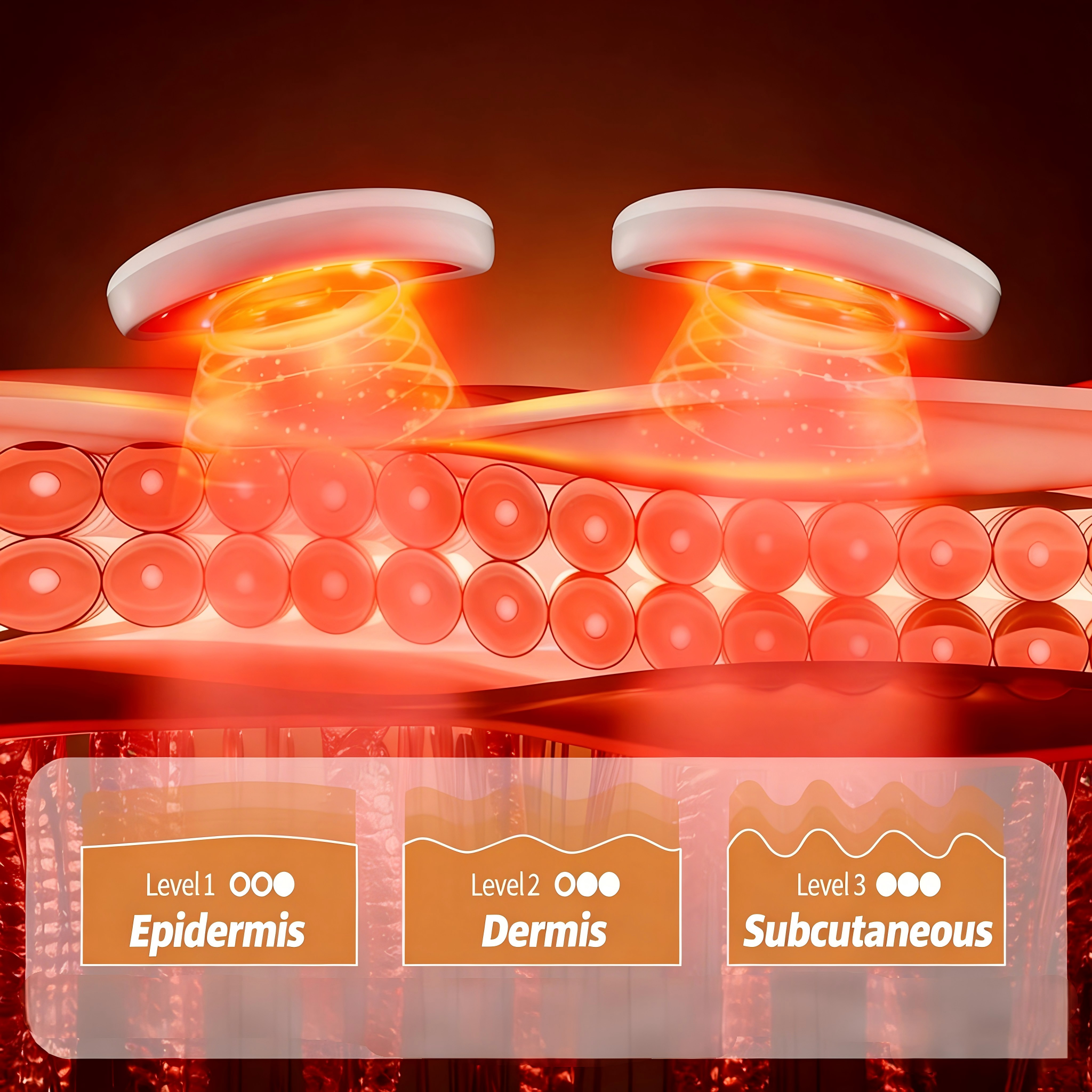Microcurrent Eye Massager Vibration 3-Level Intensity Handheld