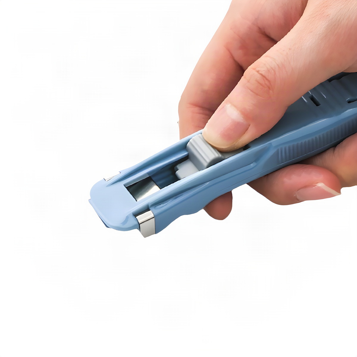 Reusable Paper Clip Dispenser and Separate Clip Refill Packs