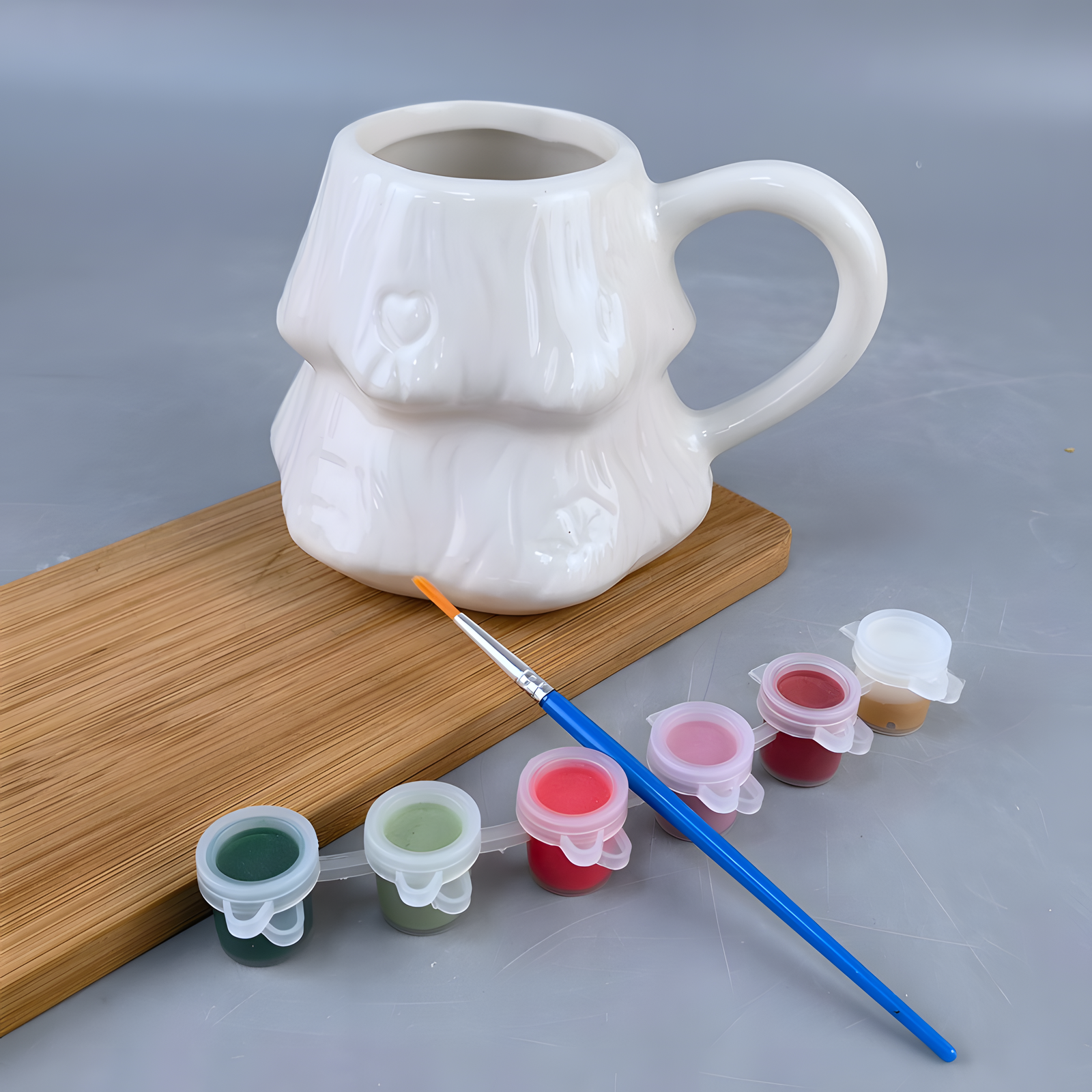 DIY Ceramic Mug and Dish Set for Creative Painting Projects