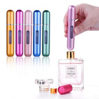 Portable Refillable Perfume Atomizer - 4 Pack Travel Spray Bottles