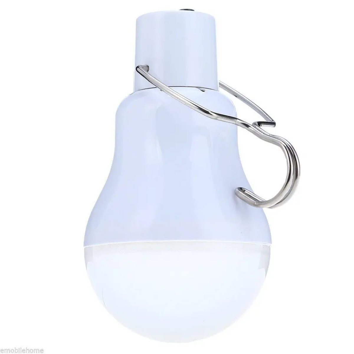 Solar Hanging Light Bulb with Separate Panel and Hook