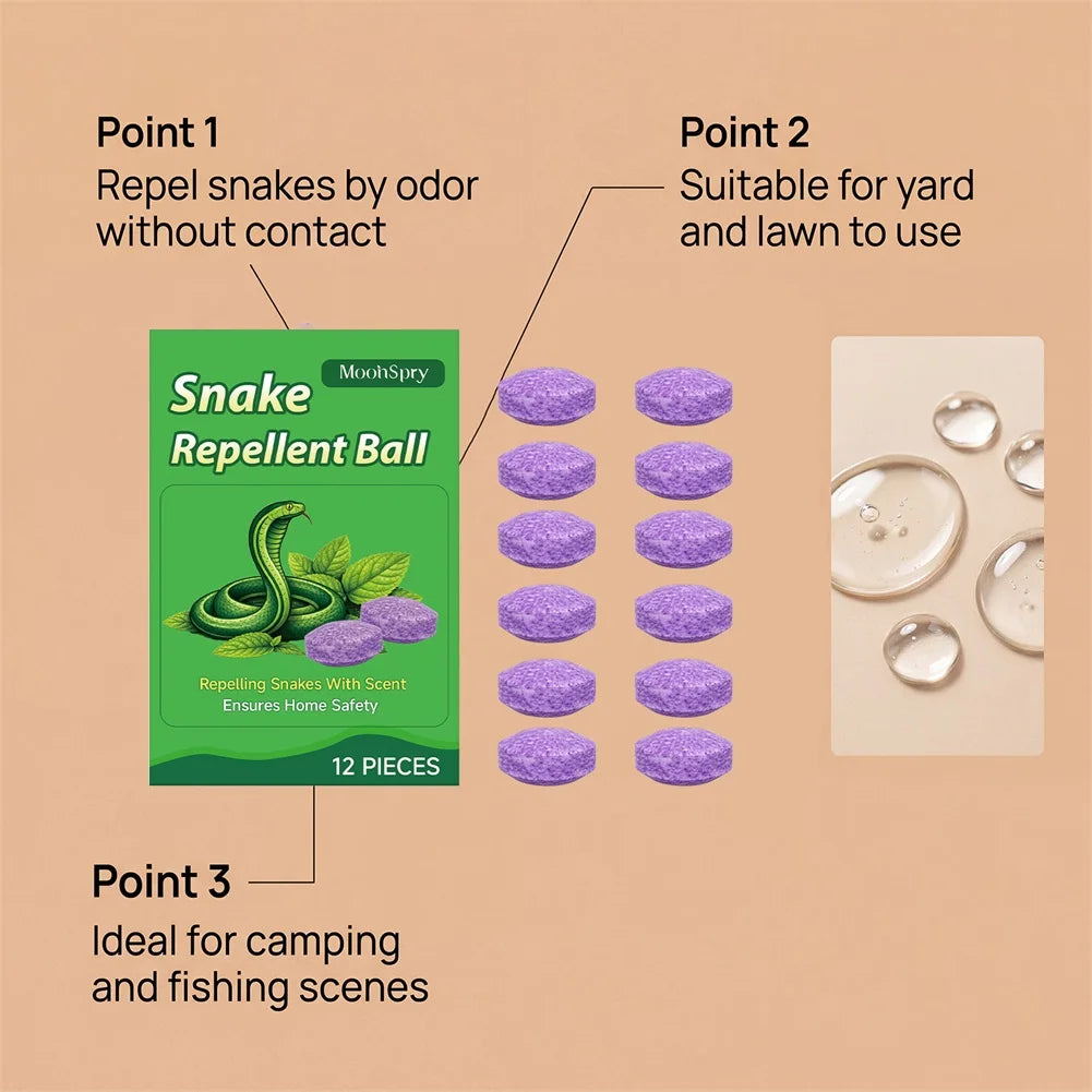 Natural Snake & Mole Repellent Balls – Pet-Safe Outdoor Use