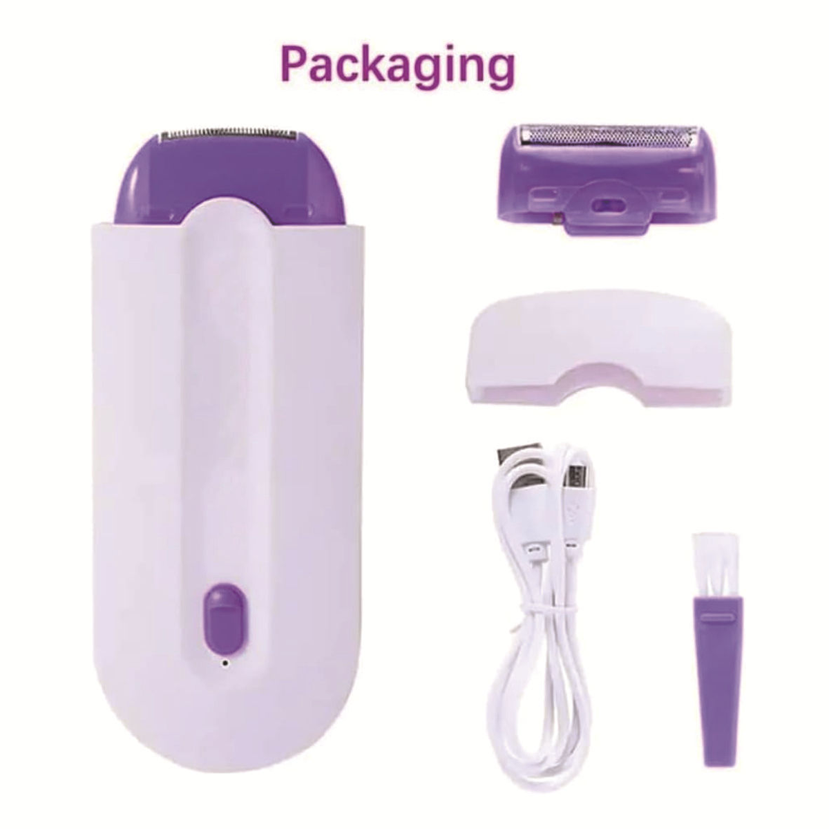 Cordless Rechargeable Electric Body Shaver, Wet and Dry Use