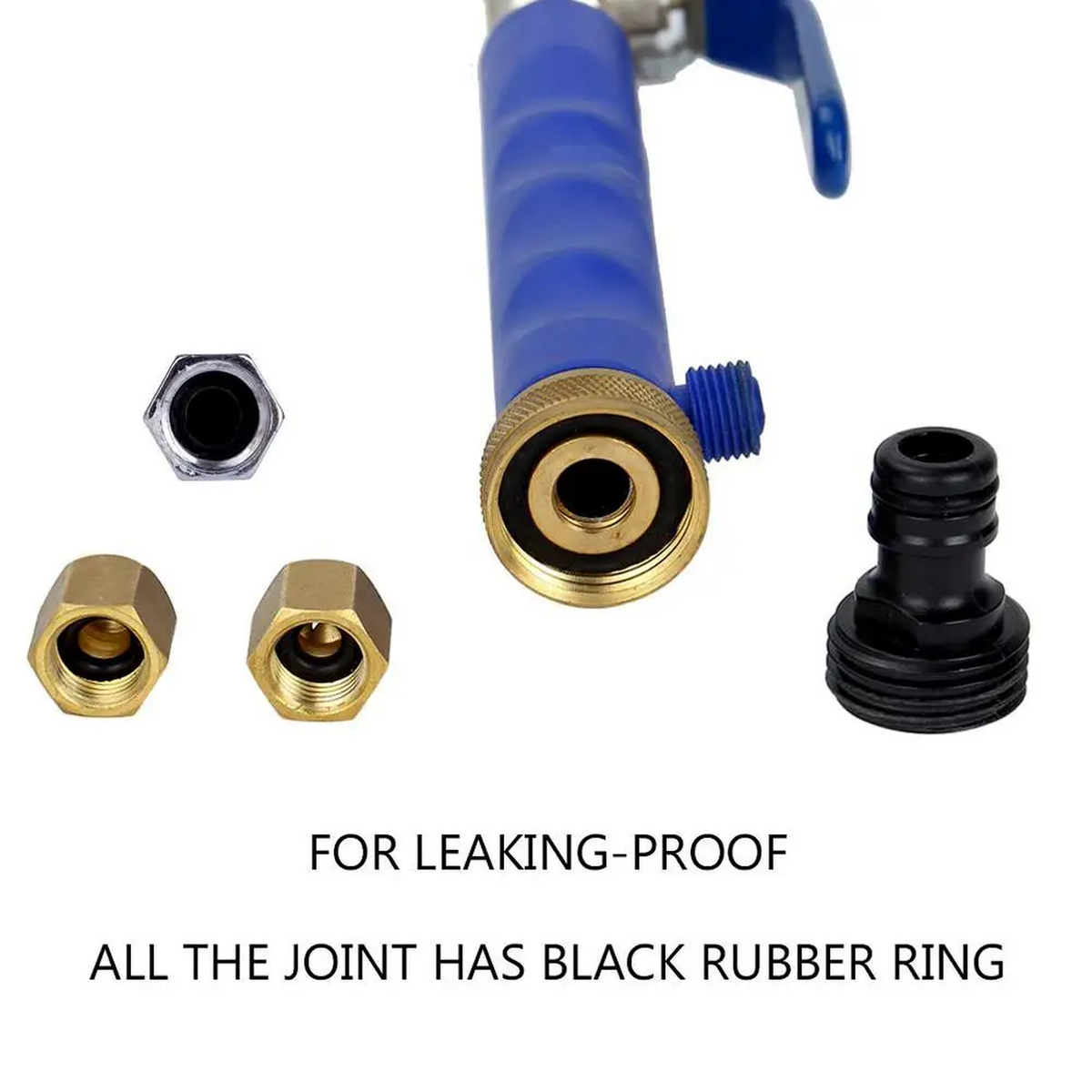 Long-Handle High Pressure Water Gun with Interchangeable Spray Tips