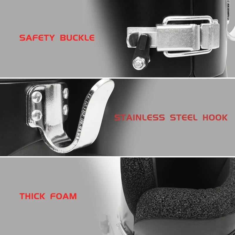 Anti-Gravity Inversion Hang-Up Boots for Spine Decompression & Core Training