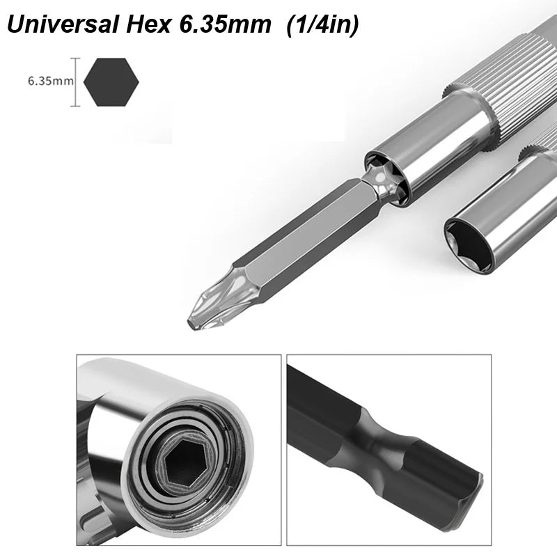 105° Right Angle Drill Adapter with Flexible Shaft