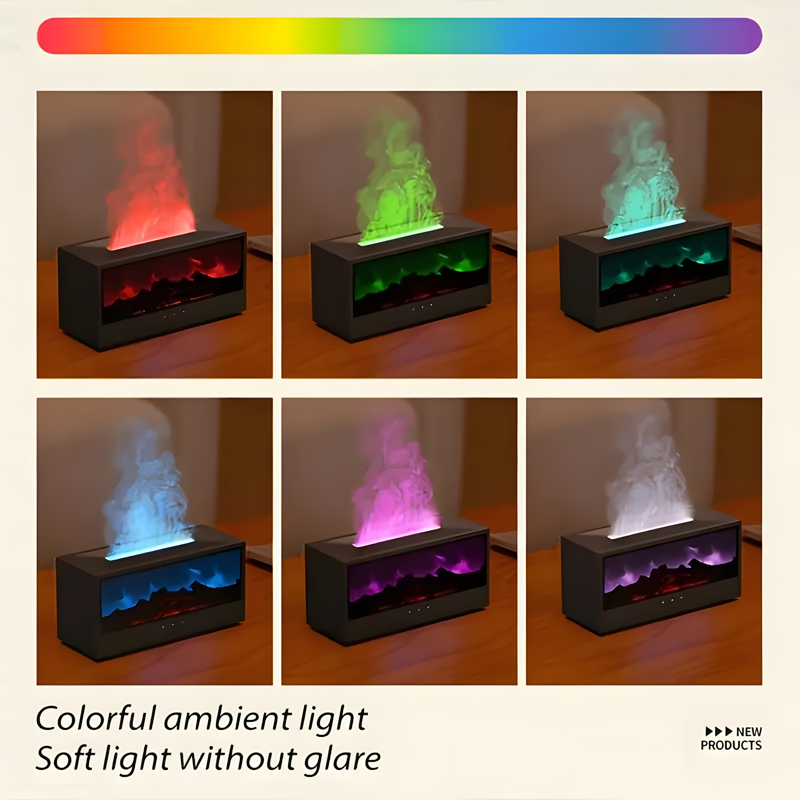 Fireplace Flame Aroma Diffuser for Cozy Home Fragrance Styling
