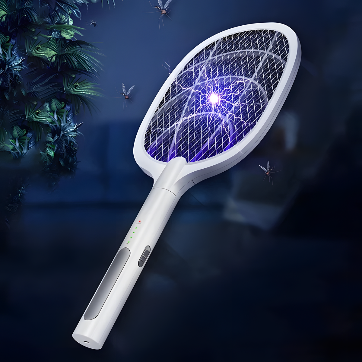 Rechargeable Electric Fly Swatter with Charging Base