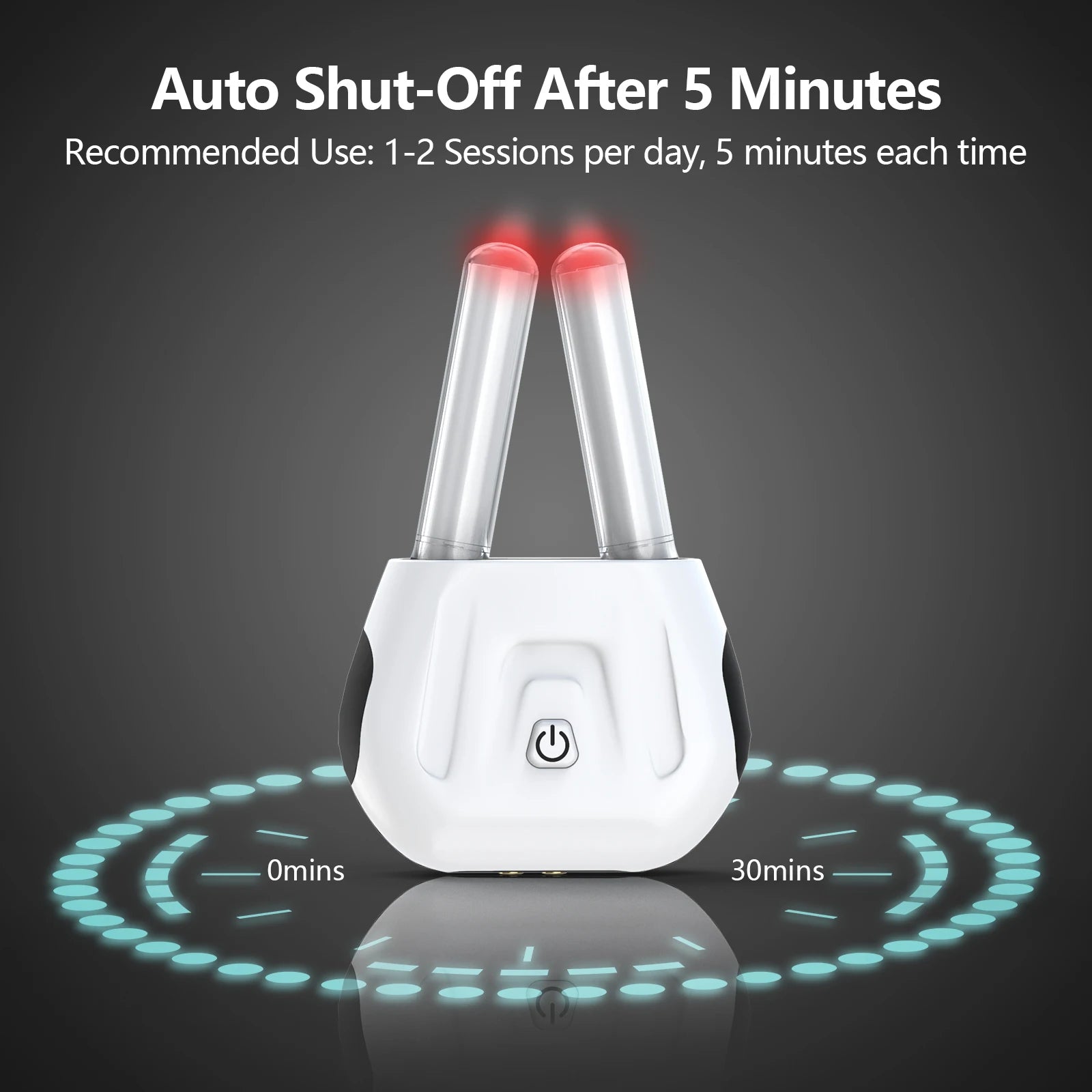 Cordless Red Light Nasal Therapy Device 650nm