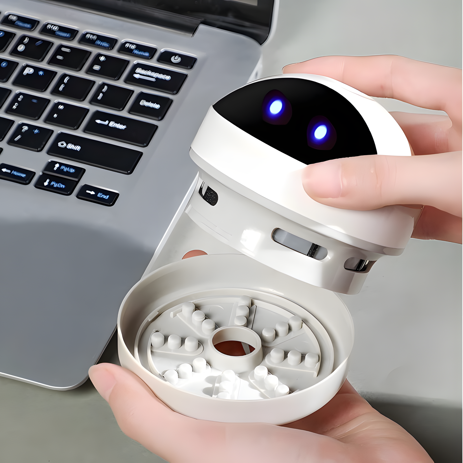 Mini Desktop Vacuum Cordless USB Keyboard Cleaner Portable