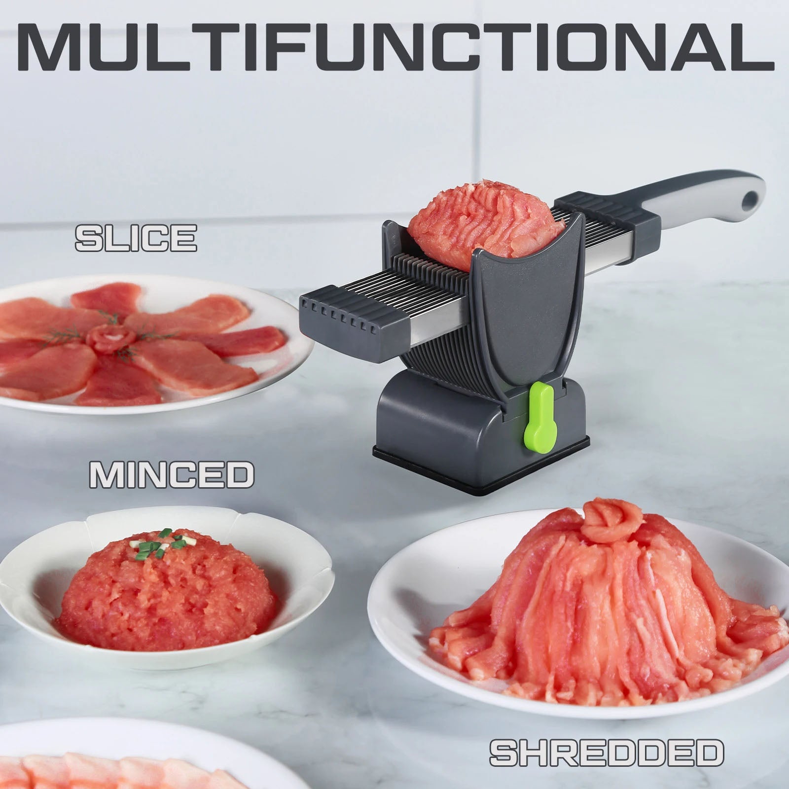 Commercial Grade Electric Meat Slicer – Precision Control