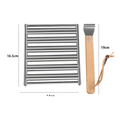 Sausage Grill Rack Stainless Steel BBQ Rolling Holder Small & Large