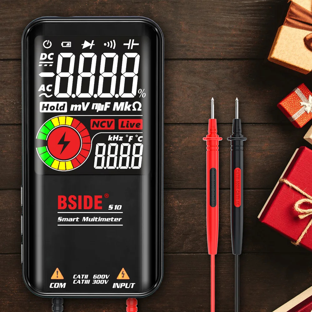 Smart Digital Multimeter with 3.5" Color Display & NCV