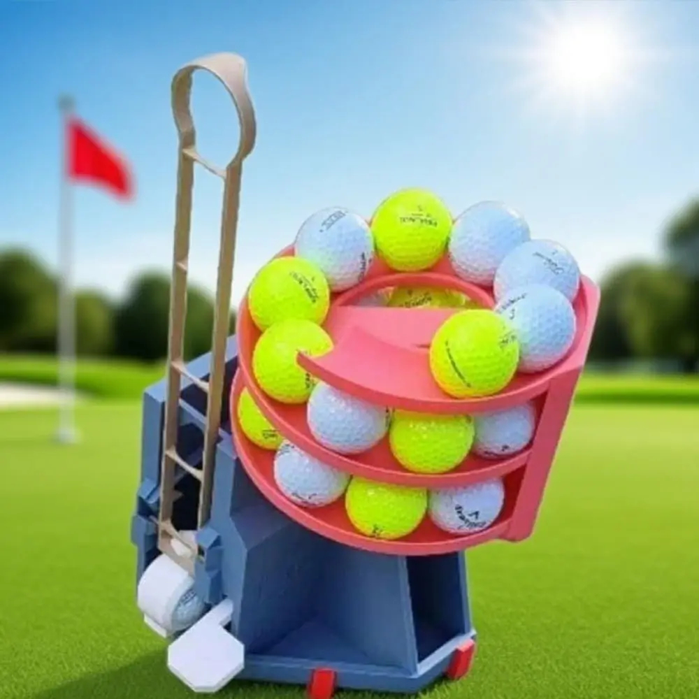 Golf Driver Ball Training Station – 3-Level Practice Tee Holder
