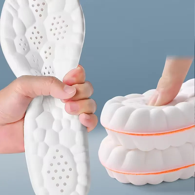 Shock Absorbing Shoe Insoles with 4D Arch Support for Daily Use