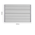 Roll-Up Over-Sink Dish Drying Rack, 47cm Stainless Steel