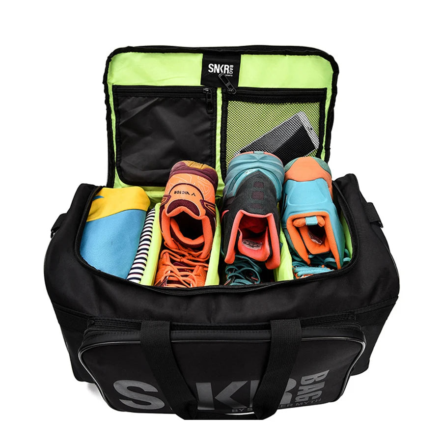 Athletes Sports Bag – 3-Compartment Gym & Sneaker Duffle