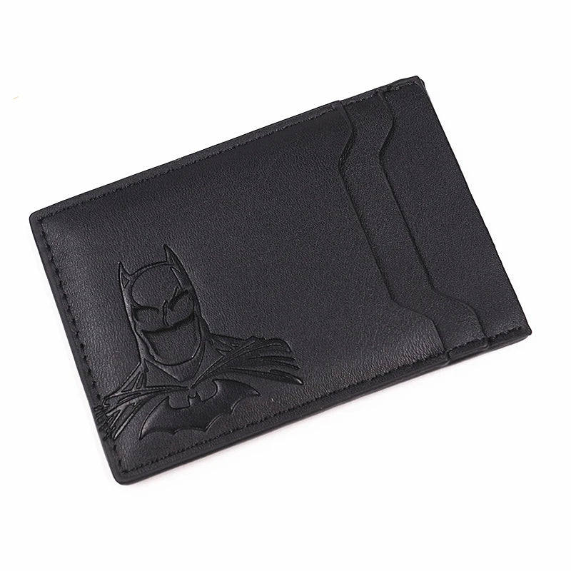 Bat ID Leather Wallet – Superhero Mask Card Holder