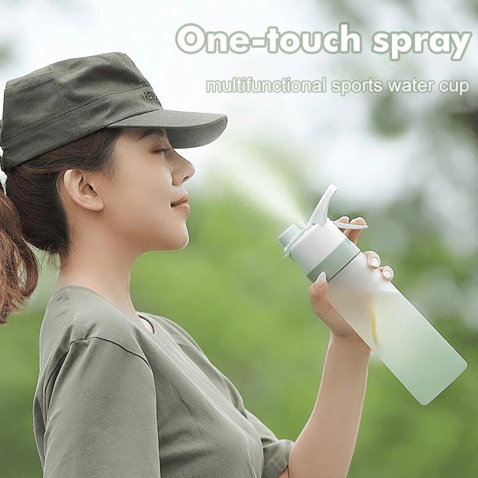 2-in-1 Spray Water Bottle with Mist – Sports & Outdoor Hydration